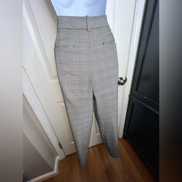 Ann Taylor Gray Plaid Trousers - Picture 4 of 12